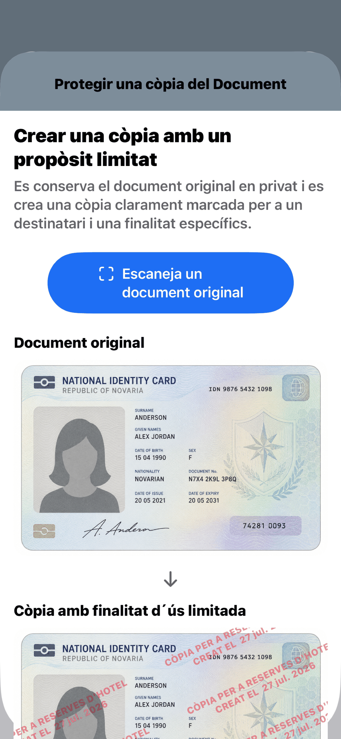 Documents protegits